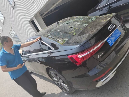 中國大地保險快速應(yīng)對北京冰雹突襲，高效理賠護(hù)航客戶安全